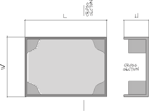TDS Enclosure Oval Medium, OD 37 x 22mm (1.45" x 0.86")